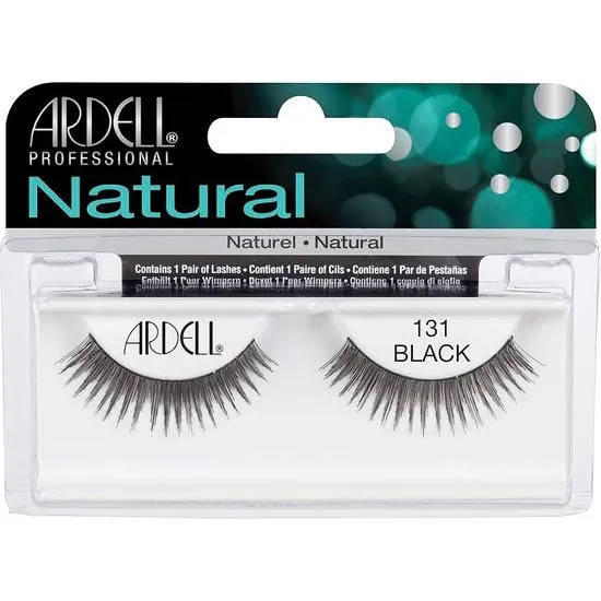 Ardell 100% Human Hair False Fashion/Natural Eyelashes 123 Black