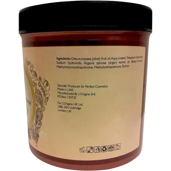 Perfect Cosmetics Natural Moroccan Soap With Natural Olive Oil & Argan Oil 1000ml