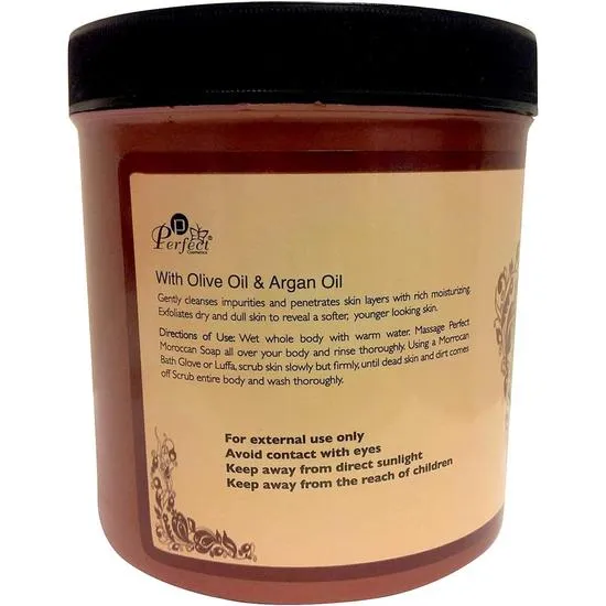 Perfect Cosmetics Natural Moroccan Soap With Natural Olive Oil & Argan Oil 1000ml