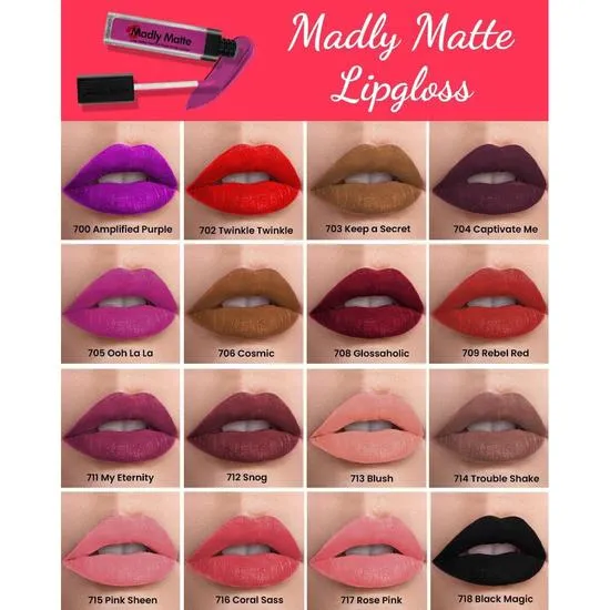 beauty forever Long Lasting & Flat Finish Matte Lip Gloss Twinkle twinkle 702