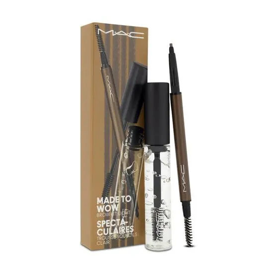MAC Made To Wow Eyebrow Kit Set For Light Brows 2 Piece