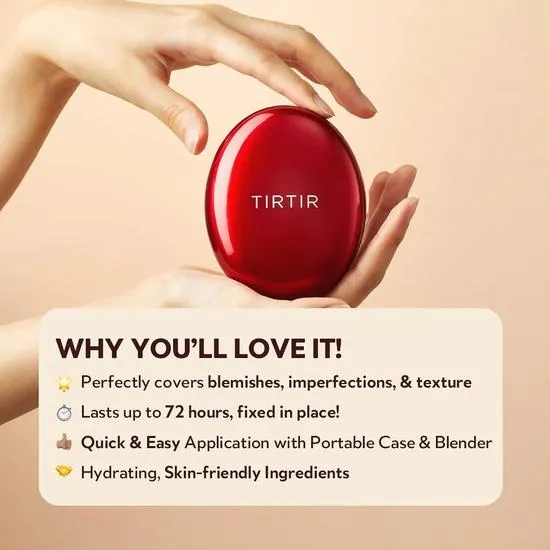 TIRTIR Mask Fit Red Cushion SPF 40++++ 17C Porcelain