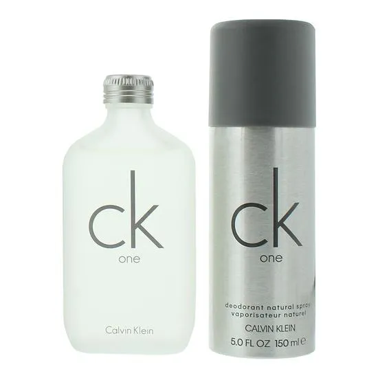 Calvin Klein CK One Eau De Toilette Gift Set 100ml Eau De Toilette + 150ml Deodorant Spray
