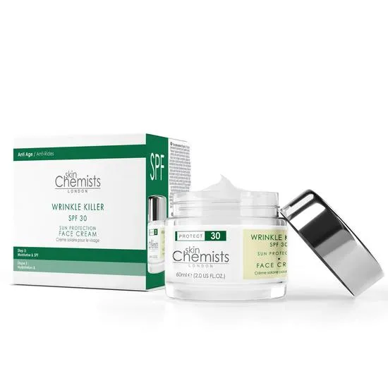 skinChemists Wrinkle Killer Sun Protection Day Moisturiser SPF 30 60ml
