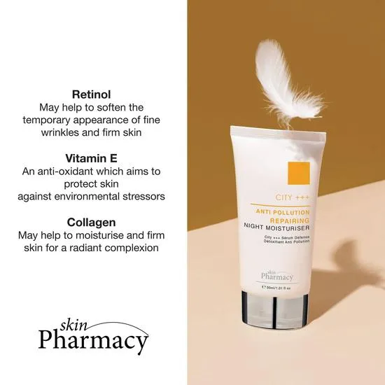 skinPharmacy City +++ Anti-Pollution Repairing Night Moisturiser 30ml
