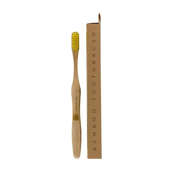 Dr Botanicals Bamboo Toothbrush Yellow x 2