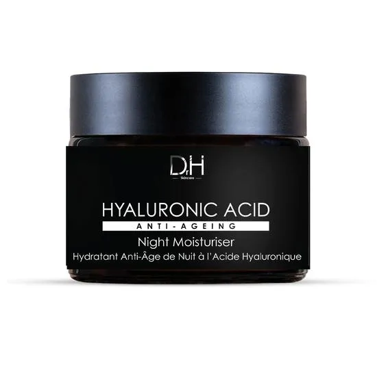 Dr H Anti-Ageing Hyaluronic Acid Facial Serum + Hyaluronic Acid Anti-Ageing Night Moisturiser 30ml + 60ml