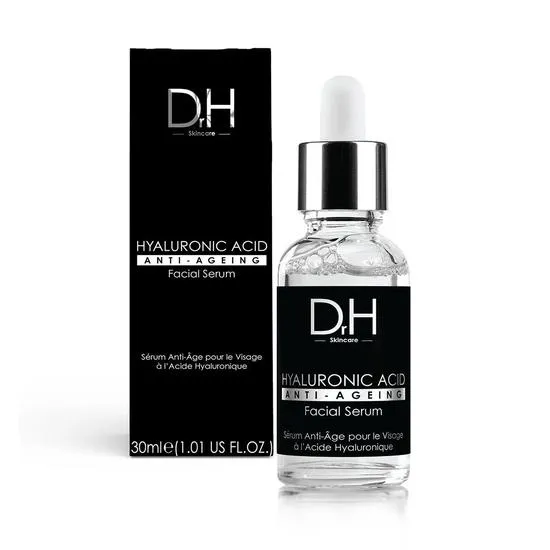 Dr H Anti-Ageing Hyaluronic Acid Facial Serum + Hyaluronic Acid Anti-Ageing Night Moisturiser 30ml + 60ml