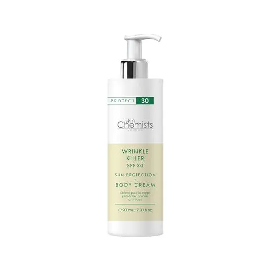 skinChemists Wrinkle Killer Sun Protection Body Cream SPF 30 200ml