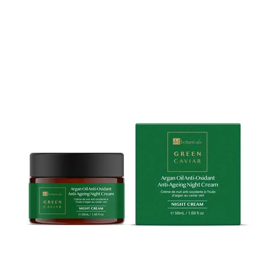 Dr Botanicals Green Caviar & Argan Oil Anti-Oxidant Anti-Ageing Night Cream 50ml