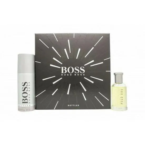 Hugo Boss Bottled Eau De Toilette Gift Set 50ml EDT + 150ml Deodorant Spray