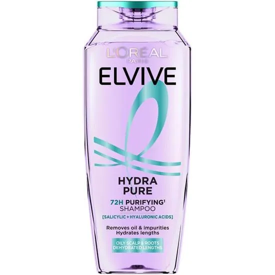 L'Oreal Elvive Hydra Pure 72h Purifying Shampoo 400ml