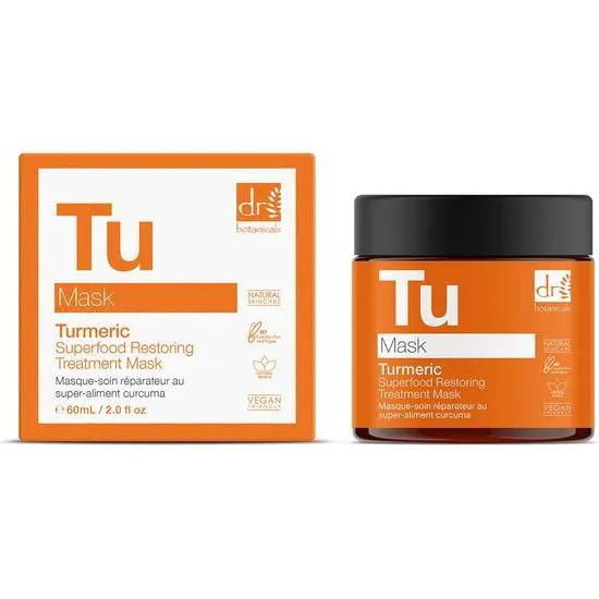 Dr Botanicals Apothecary Turmeric Superfood Restoring Treatment Mask 60ml