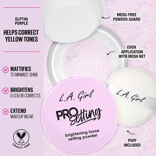 L.A. Girl Pro Setting Brightening Loose Setting Powder Peach