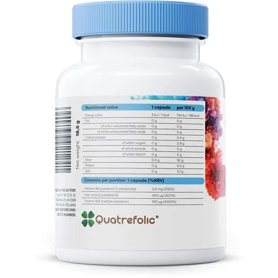 Osavi MethylFolate & Methyl-B12 60 Vegan Capsules