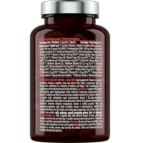 ESSENSEY MULTIVIT For HIM + MACA Root 90 Capsules