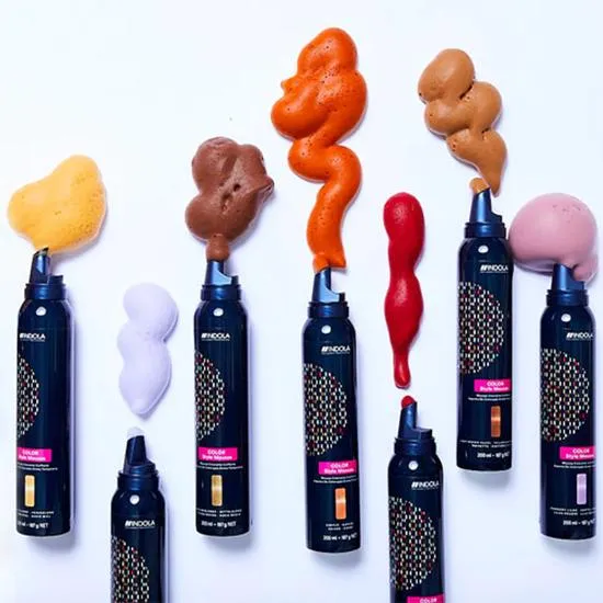 Indola Colour Style Temporary Colouring Mousse Light Brown Hazel