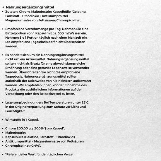 Trec Nutrition Chromium 90 Capsules