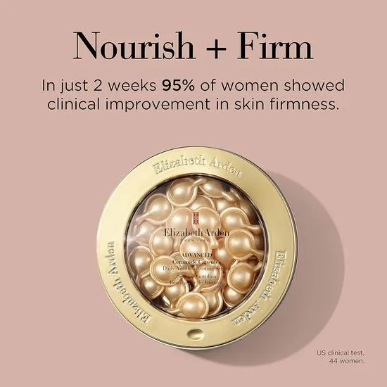 Elizabeth Arden Ceramide Gift Set 60 Capsules Advanced Ceramide Serum + 7 Capsules Advanced Ceramide Eye Serum + 50ml Ceramide Purifying Cream Cleanser + 5ml Superstar Booster