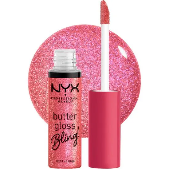NYX Professional Makeup Butter Gloss Bling 01 Bring The Bling