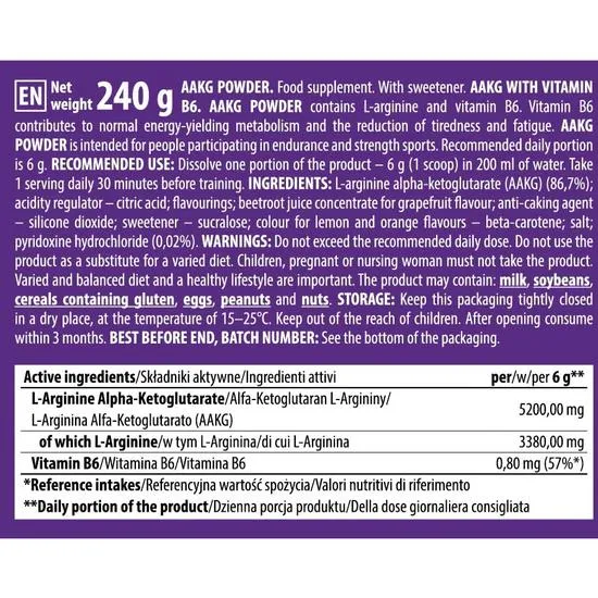 Trec Nutrition AAKG Powder Grapefruit 240g