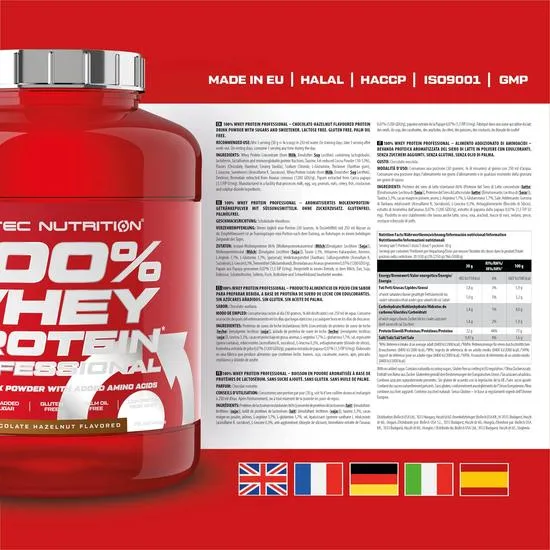 Scitec Nutrition 100% Whey Protein Professional Lemon Cheescake - 920g