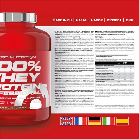 Scitec Nutrition SciTec 100% Whey Protein Professional Chocolate 2350g