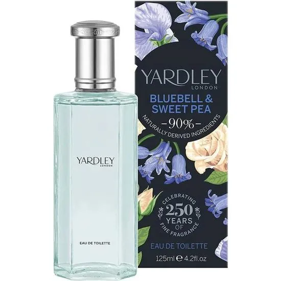 Yardley Bluebell & Sweet Pea Eau De Toilette 125ml
