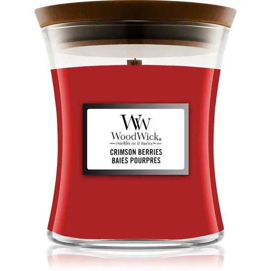 WoodWick Crimson Berries Scented Candle 85g