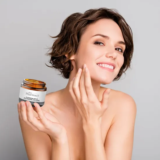 skinChemists Cleansing Balm With Marine Collagen 120ml