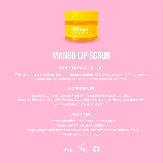 Give Me Mango Sugar Lip Scrub