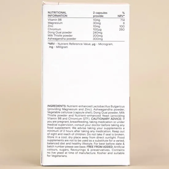 Wild Nutrition Premenstrual Support Capsules 60 Capsules