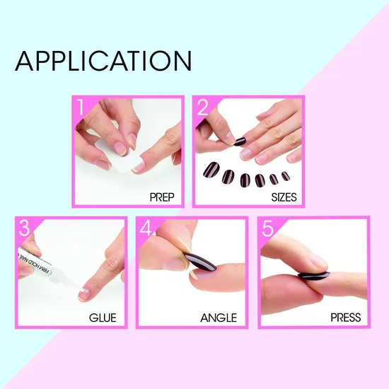 Elegant Touch Core Colour Nails Rich Red