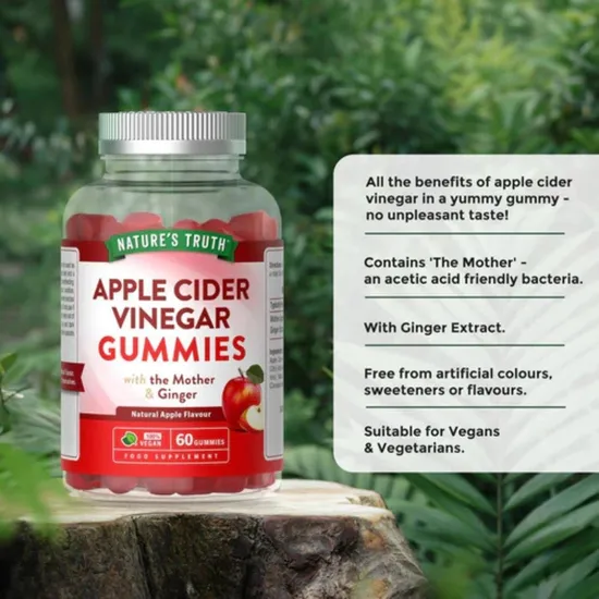 Nature's Truth Apple Cider Vinegar Gummies 60 Gummies