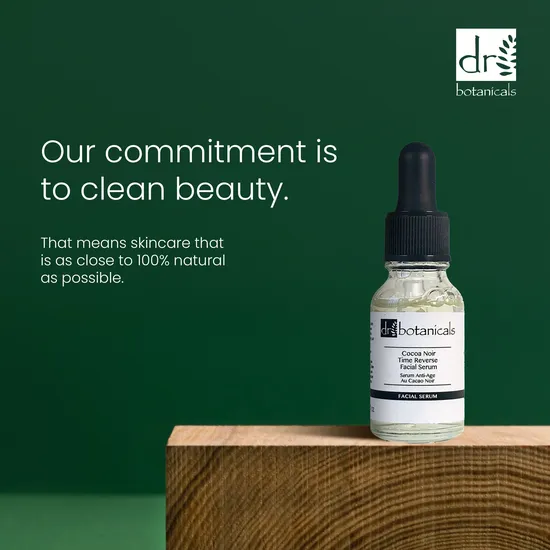 Dr Botanicals Cocoa Noir Time Reverse Facial Serum 15ml