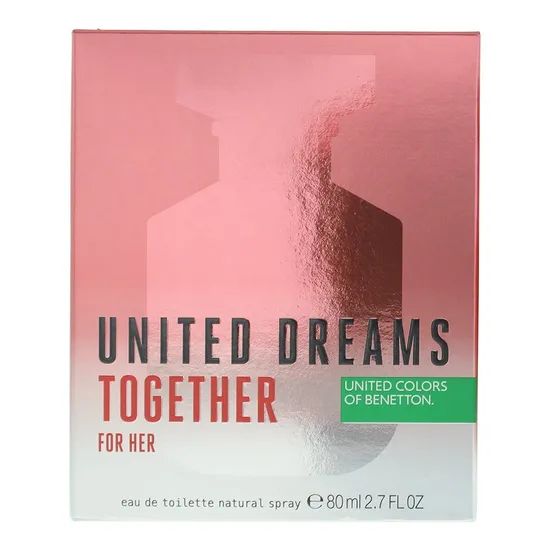 United Colors Of Benetton United Dreams Together For Her Eau De Toilette 80ml