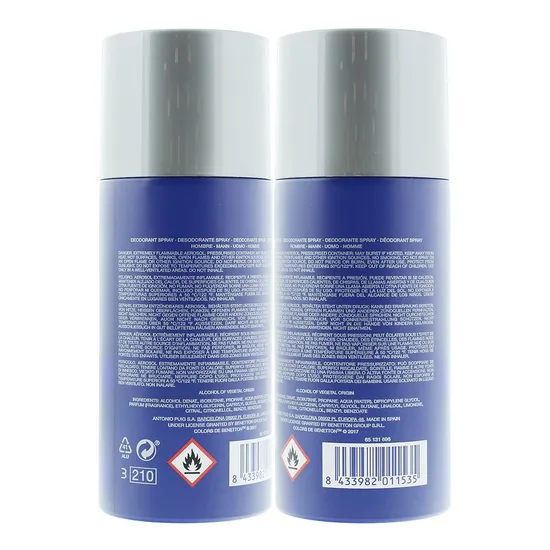 United Colors Of Benetton Colours De Benetton Man Blue Deodorant Spray 150ml