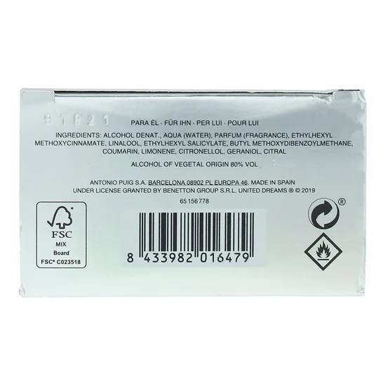 United Colors Of Benetton United Dreams Together For Him Eau De Toilette 60ml