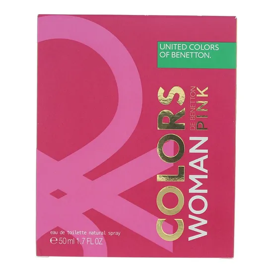 United Colors Of Benetton Colours Pink Eau De Toilette 50ml