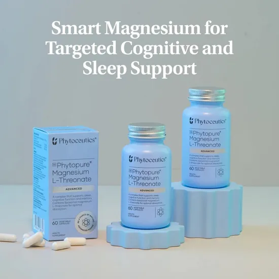Phytoceutics Phytopure Magnesium L-Threonate Advanced Capsules 60 Capsules