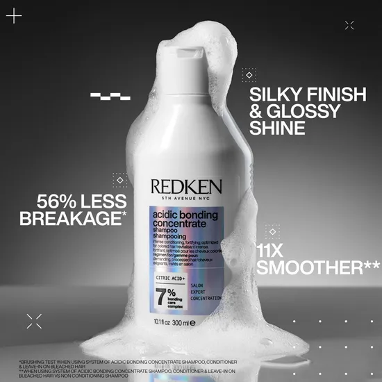 Redken Acidic Bonding Concentrate Shampoo & Lightweight Liquid Conditioner Duo 300ml & 190ml