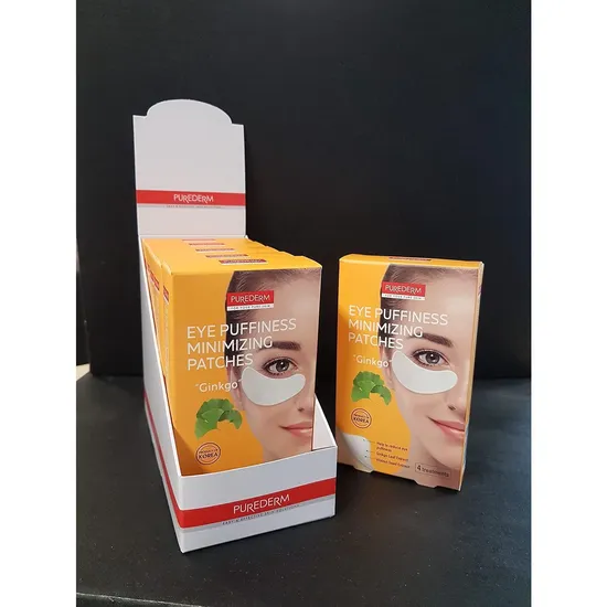 Purederm Eye Puffiness Minimising Ginkgo Patches 4 Sachet
