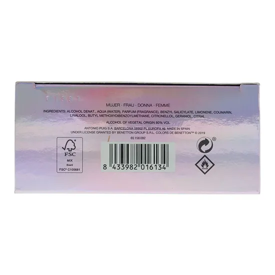 United Colors Of Benetton Colours Woman Holo Eau De Toilette 80ml