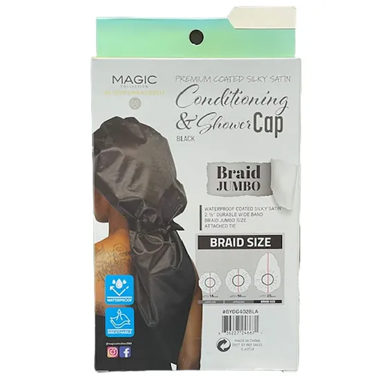 Magic Collection Conditioning Shower Cap jumbo / black