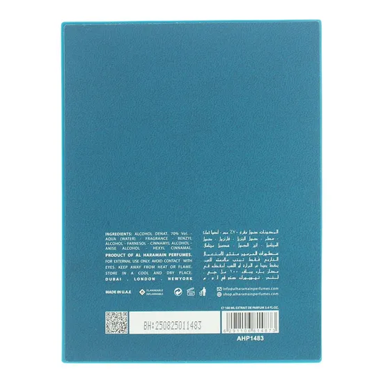 Al Haramain Amber Oud Aqua Dubai Extrait De Parfum 75ml