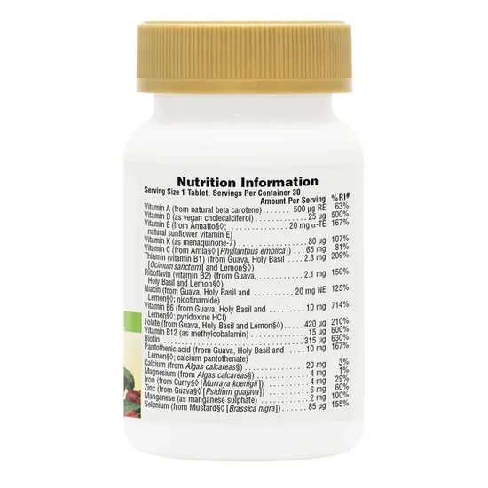 Nature's Plus Source Of Life Garden Organic Womens Daily Tablets 30 Tablets