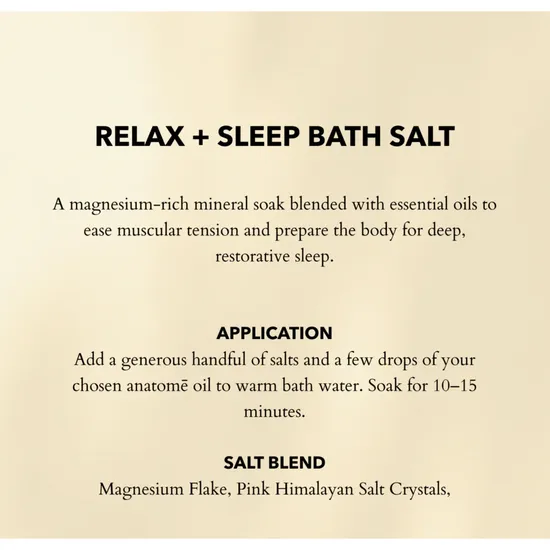 Anatomē Relax + Sleep Chamomile Bath Salts 480g