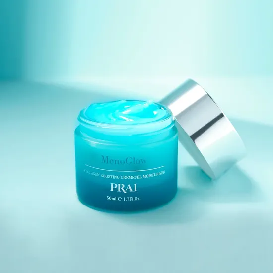 PRAI MenoGlow Collagen Boosting Creme Gel Moisturiser 50ml