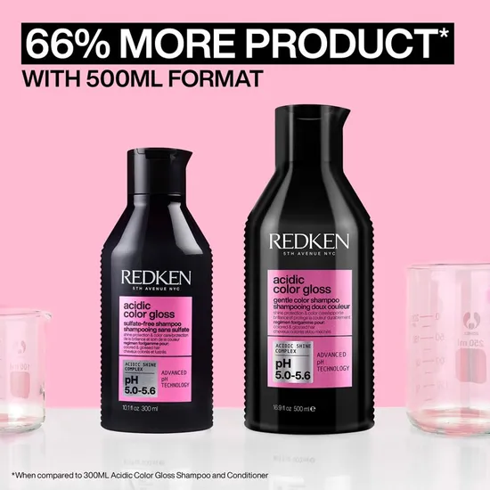 Redken Acidic Colour Gloss Sulphate-Free Shampoo & Acidic Colour Gloss Conditioner Duo 2 x 500ml