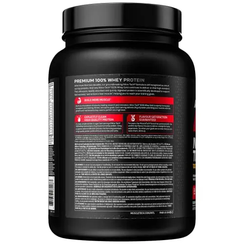 MuscleTech Nitro-Tech 100% Whey Gold French Vanilla Cream 908g